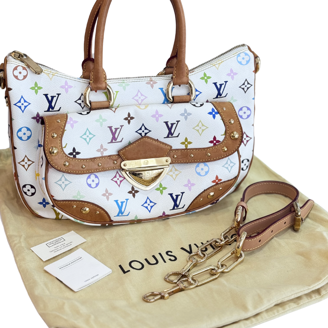 Louis Vuitton Rita White Murakami Monogram